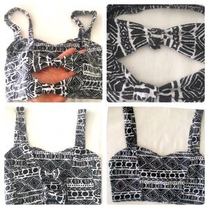 Black & White Cut Out Cami